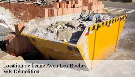 Location de benne  avon-les-roches-37220 WR Démolition