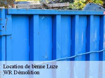 Location de benne  luze-37120 WR Démolition