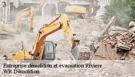Entreprise démolition et évacuation  riviere-37500 WR Démolition