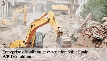 Entreprise démolition et évacuation  saint-epain-37800 WR Démolition