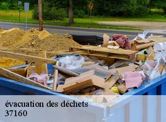 évacuation des déchets  abilly-37160 WR Démolition