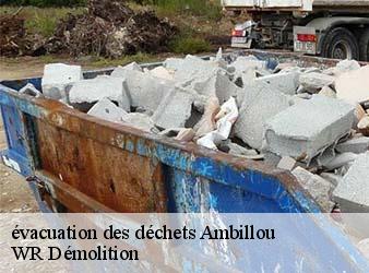 évacuation des déchets  ambillou-37340 WR Démolition