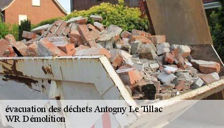 évacuation des déchets  antogny-le-tillac-37800 WR Démolition