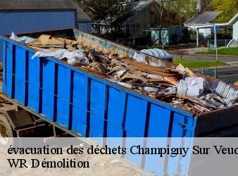 évacuation des déchets  champigny-sur-veude-37120 WR Démolition