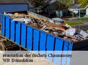 évacuation des déchets  chaumussay-37350 WR Démolition