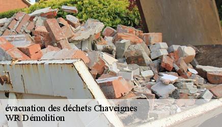 évacuation des déchets  chaveignes-37120 WR Démolition