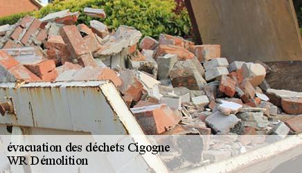 évacuation des déchets  cigogne-37310 WR Démolition