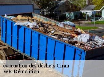 évacuation des déchets  ciran-37240 WR Démolition