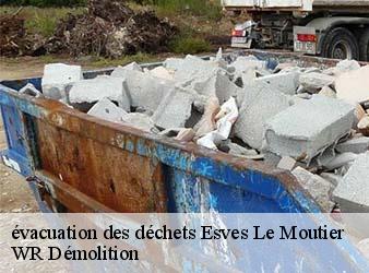 évacuation des déchets  esves-le-moutier-37240 WR Démolition