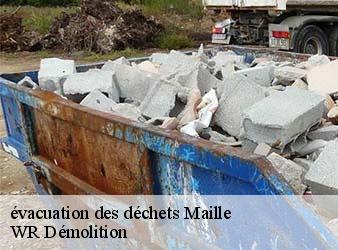 évacuation des déchets  maille-37800 WR Démolition