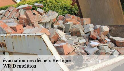 évacuation des déchets  restigne-37140 WR Démolition