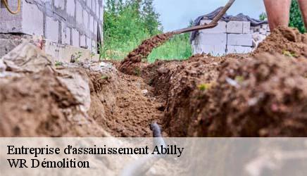 Entreprise d'assainissement  abilly-37160 WR Démolition