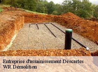 Entreprise d'assainissement  descartes-37160 WR Démolition