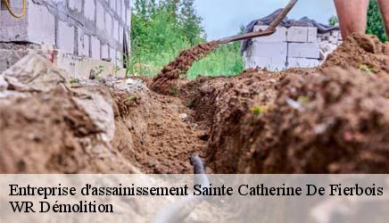 Entreprise d'assainissement  sainte-catherine-de-fierbois-37800 WR Démolition